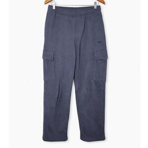 Aritzia Sweatfleece Mega Fit Cargo Sweatpants Size S Gray Cozy Fleece Lounge